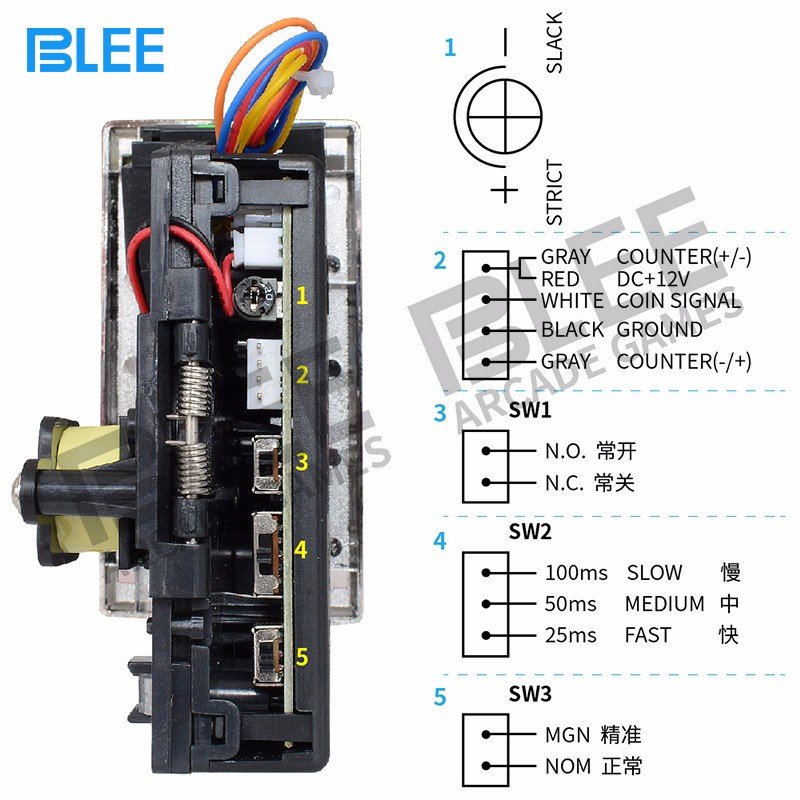BLEE-Claw crane machine electronic coin acceptor -JY-3