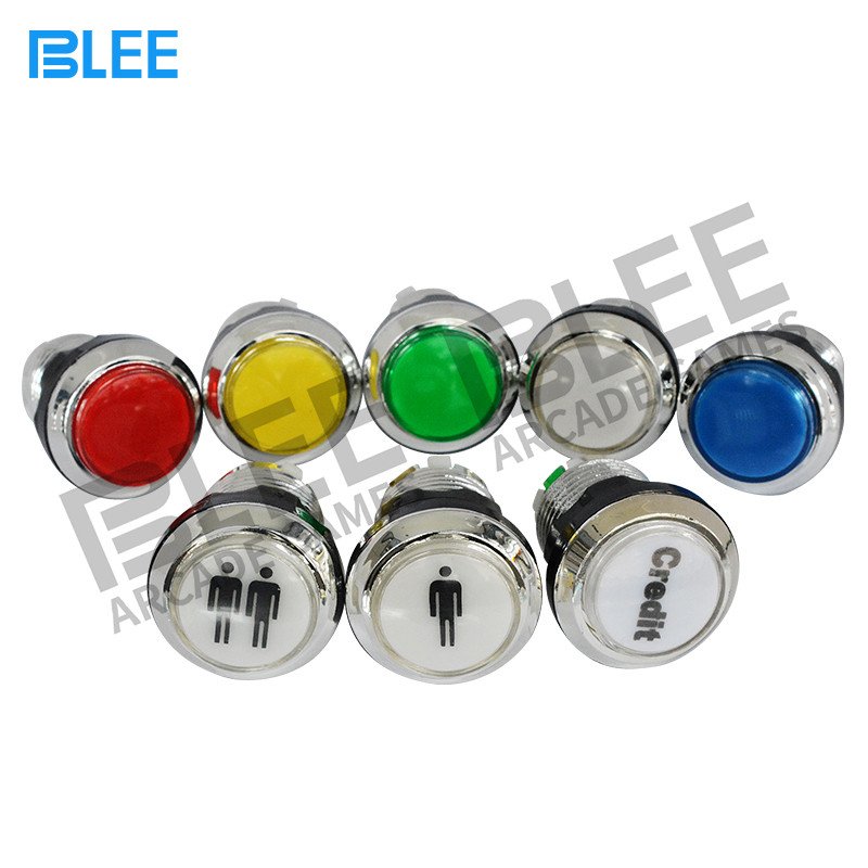 BLEE-Electroplated arcade push button with led-4