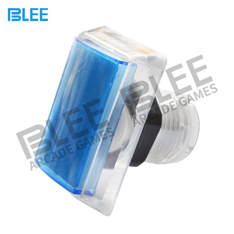 BLEE-Different colors transparent arcade push button with LED