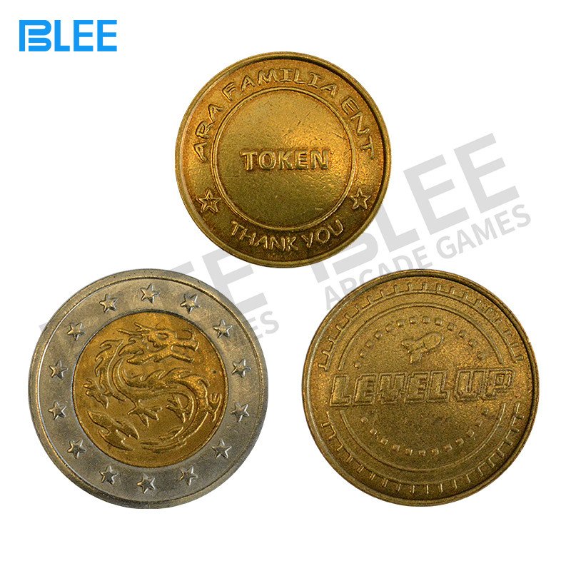 BLEE-Custom Logo Brass Stainless Steel Laundry Token-1