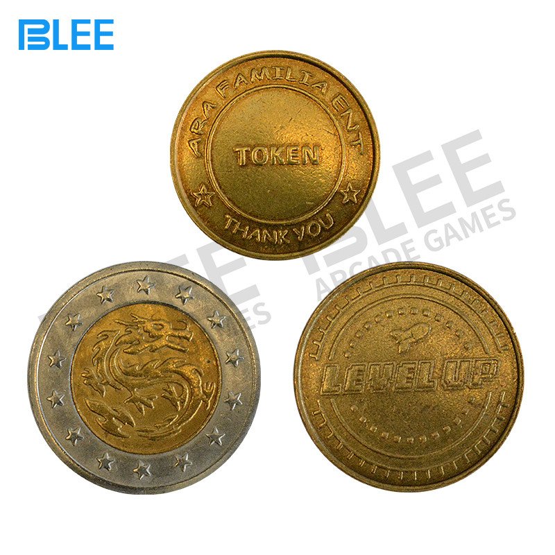 BLEE-Custom Logo Brass Stainless Steel Laundry Token-1