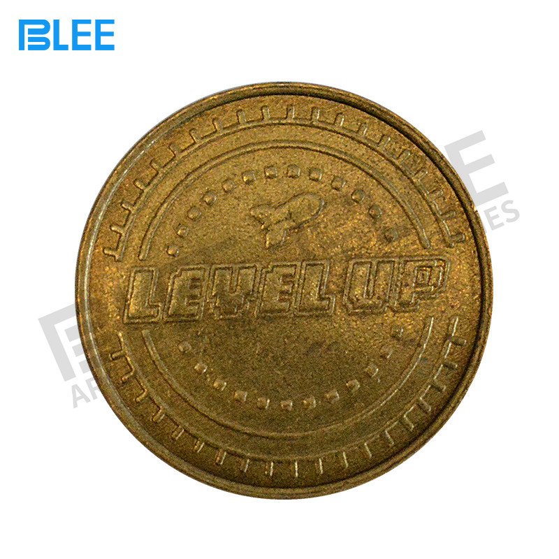 BLEE-Custom Logo Stainless Steel Brass Arcade Token