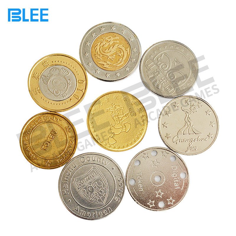 BLEE-Cheap bulk wholesale Brass Alloy Arcade Game Coins-1