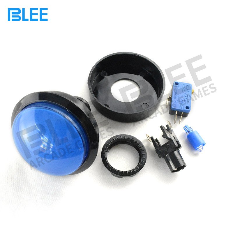 BLEE-Sanwa Clear Buttons Purple Arcade Buttons Manufacture-2