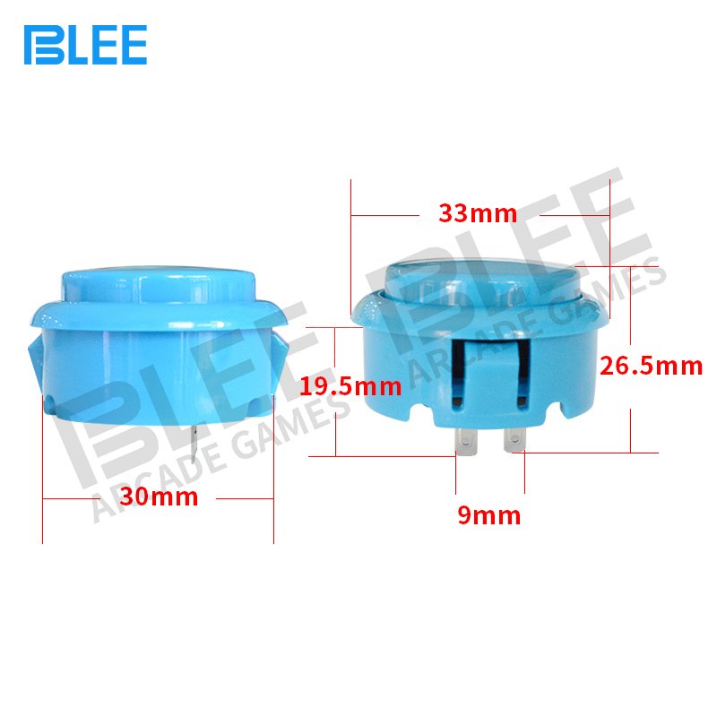 BLEE-Sanwa Clear Buttons, Free Sample Sanwa Style Arcade Buttons-1