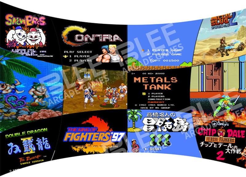 BLEE-Manufacturer Of Arcade Bartop 1388 Games 2 Players Bartop Mini-5