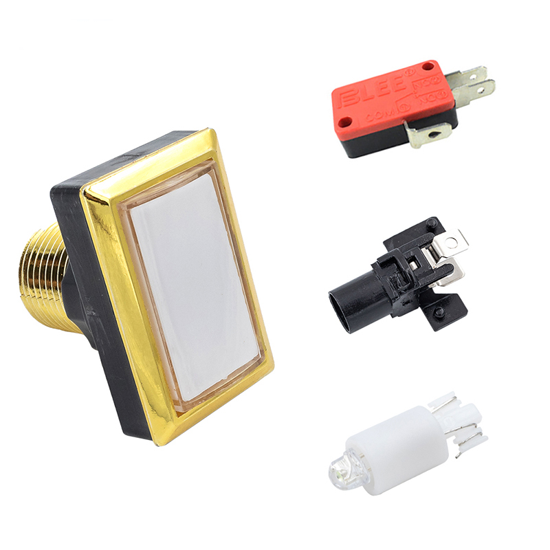 product-Illuminated Push Button with micro-switch For Arcade Game Machine Arcade Push Button-BLEE-im
