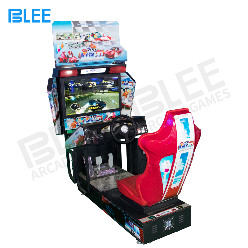 racing car driving arcade simulator game machine