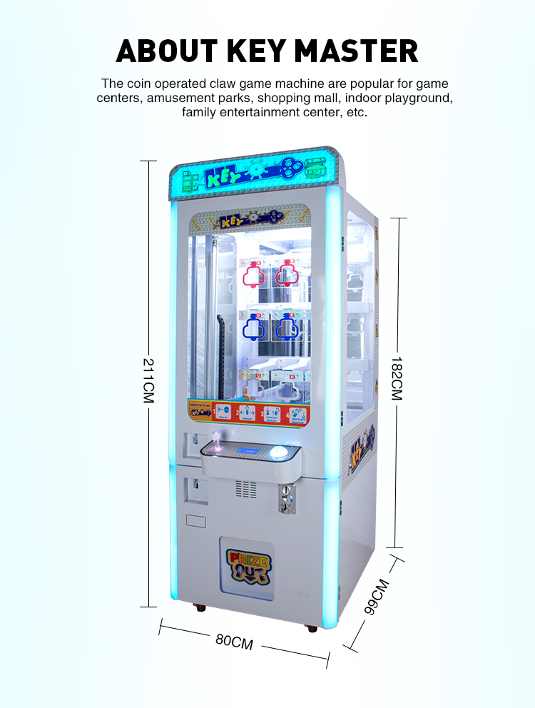 key master push toy gift machine