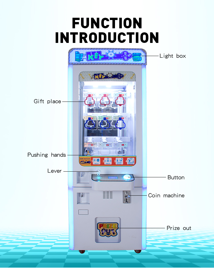 key master prize vending game machine