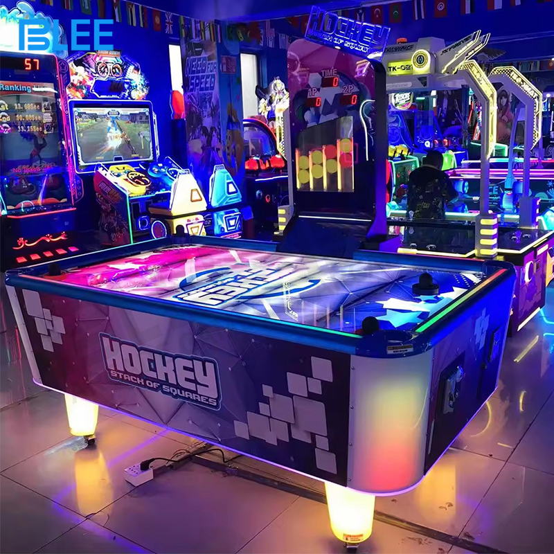 electronic air hockey table game machine