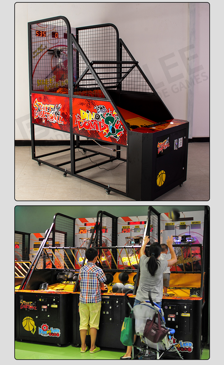 coin operated basketball game machine