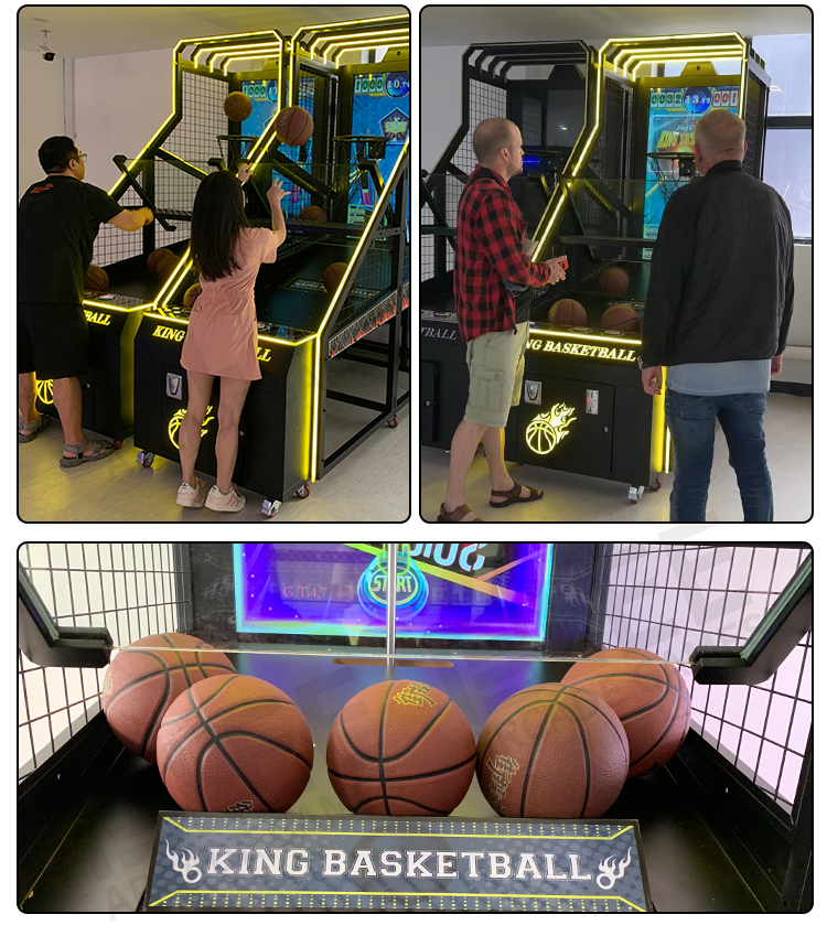 arcade basketball games machines