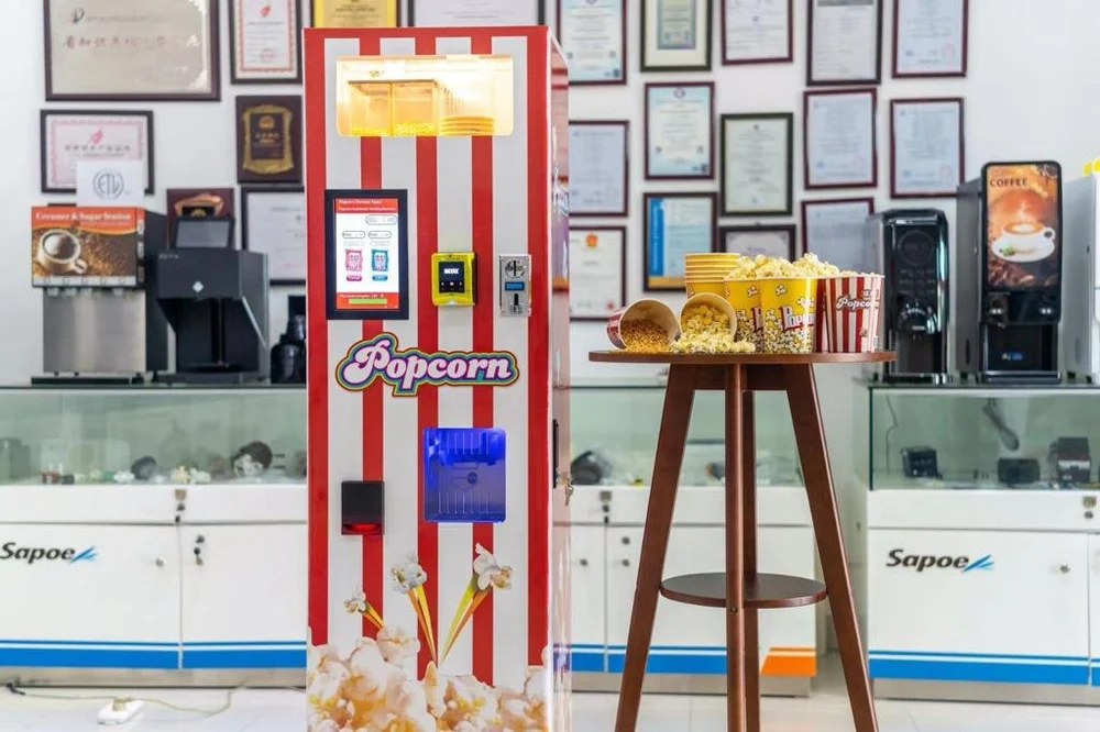 Vending Popcorn Machine