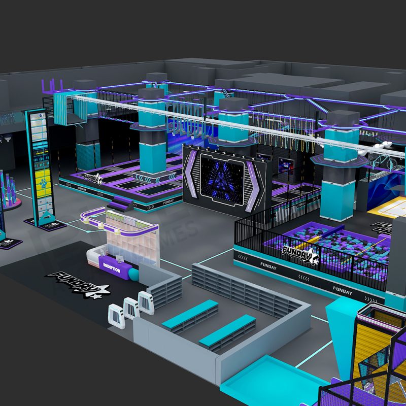 indoor trampoline park