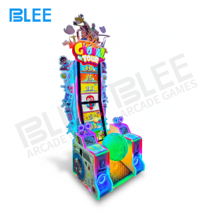 BLEE World Journey ticket redemption machine full cabinet view with world map design