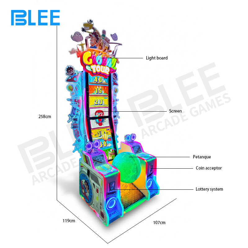 Player interacting with intuitive control panel and navigation interface