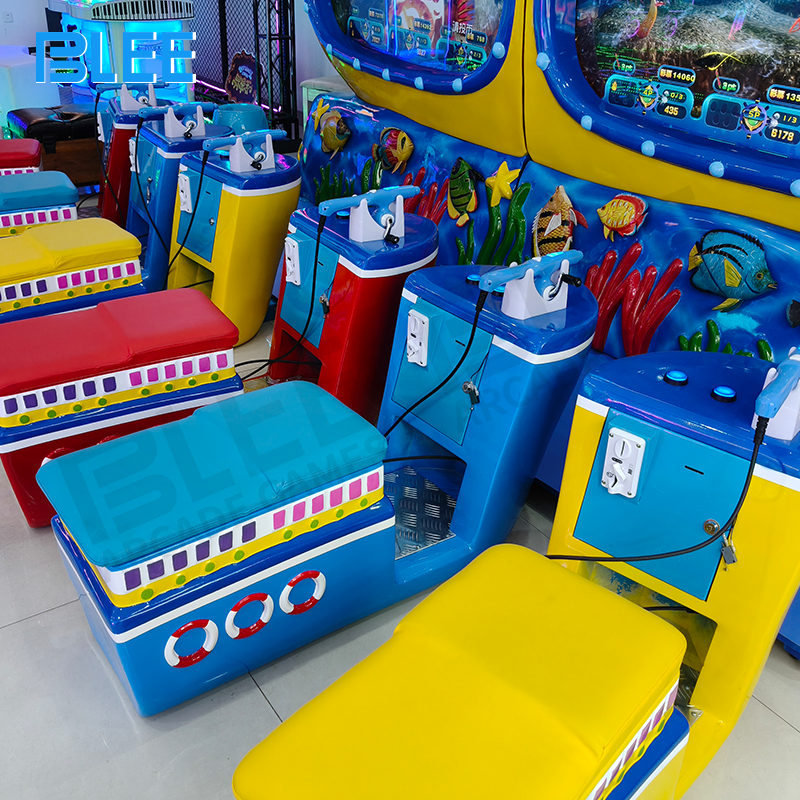 Authentic fishing rod controllers with realistic motion feedback and tactile response