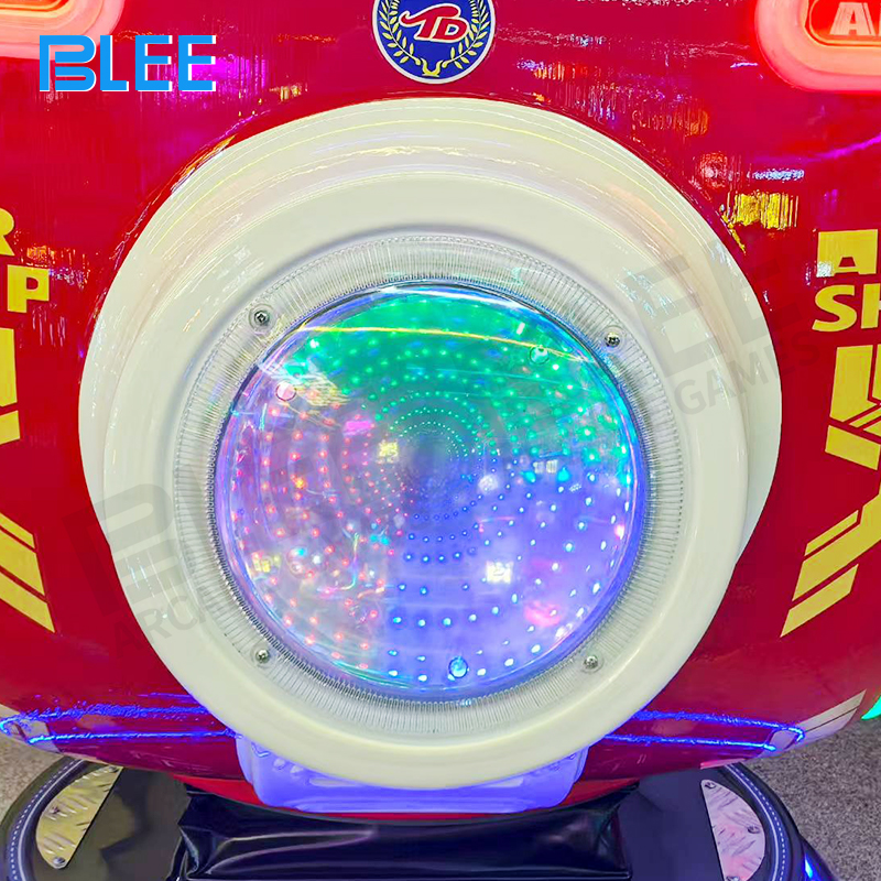 Side profile showing the 140*145*175cm dimensions and aerodynamic aircraft design