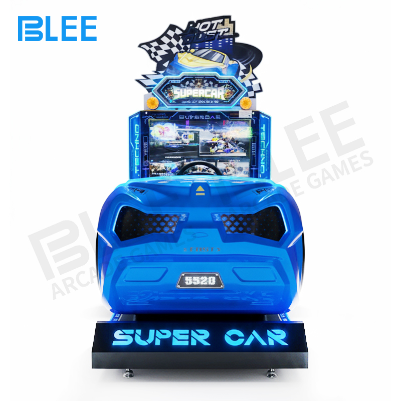 BLEE Thunder Drift BLEE Blue Super Racer with distinctive blue finish and 32-inch display