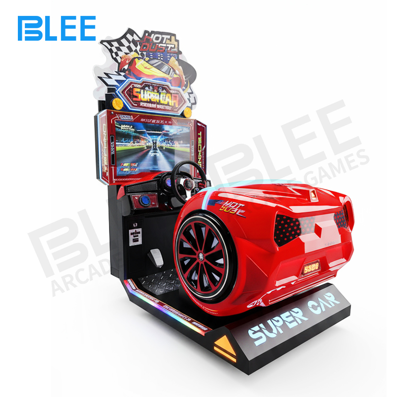 FEC equipment Parent and child sharing the adjustable seat during racing gameplay