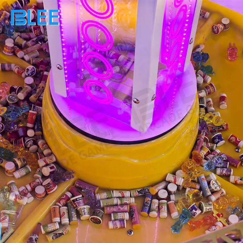 A group of children or friends playing simultaneously at all four stations