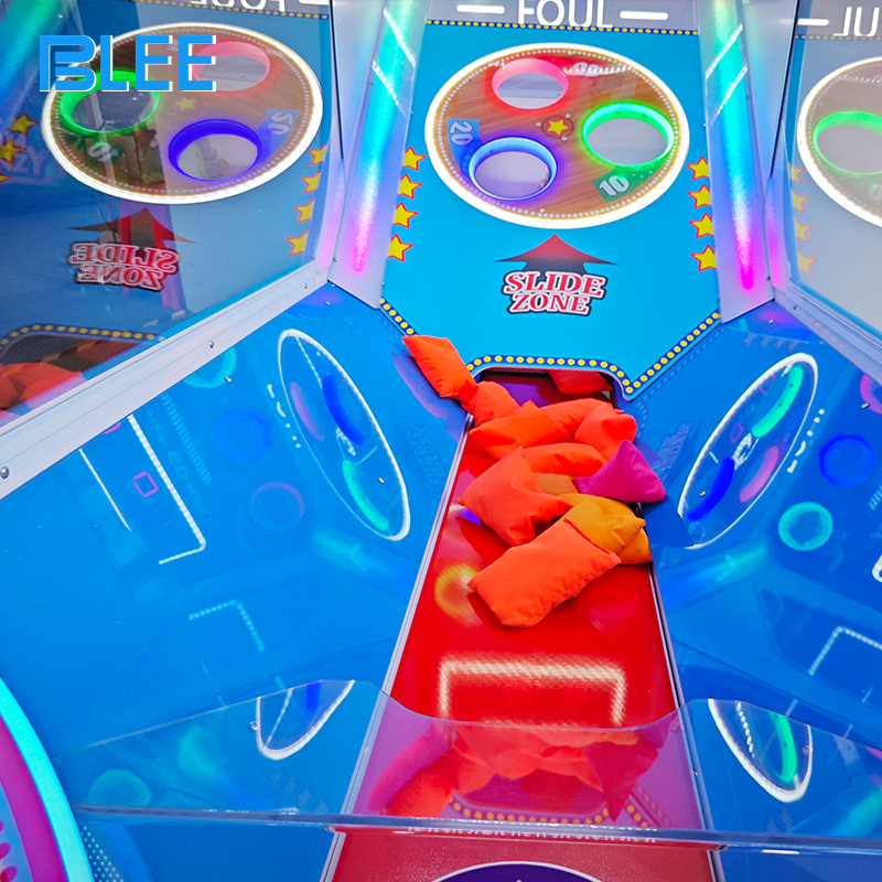 Detailed view of scoring interface displaying real-time points calculation, accuracy metrics, and bonus round indicators