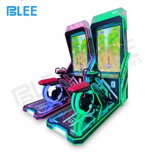 Competitive dual-player mode with side-by-side racing action