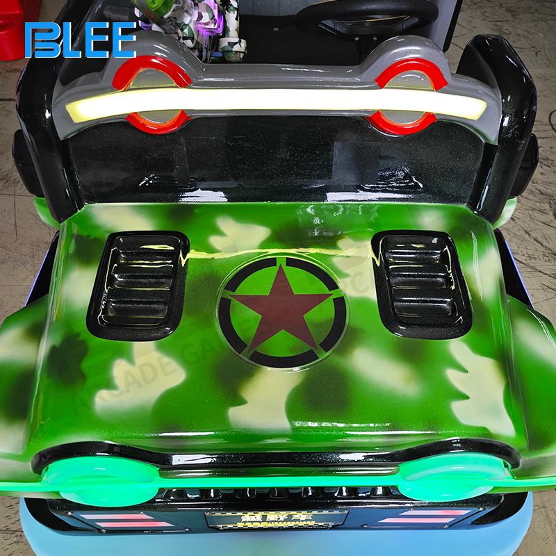 Adventurous rider experiencing comfortable seating during all-surface square vehicle operation