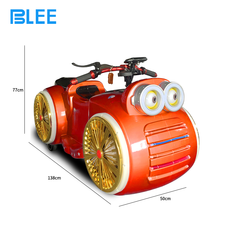 Complete display of BLEE Big Eye Motorcycle Ride showcasing charming "big eye" design in multiple color options
