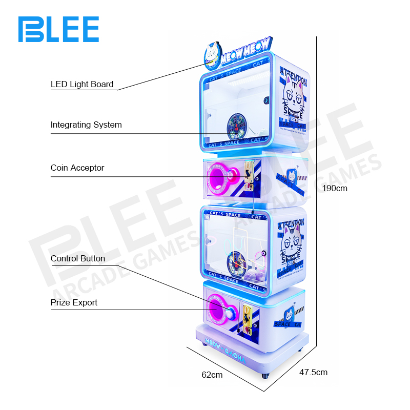 BLEE Meow Gashapon, metal capsule machine, double-layer gashapon, capsule toy dispenser, coin-operated vending, 75 capsule capacity, 100 capsule capacity, BLEE total solutions
