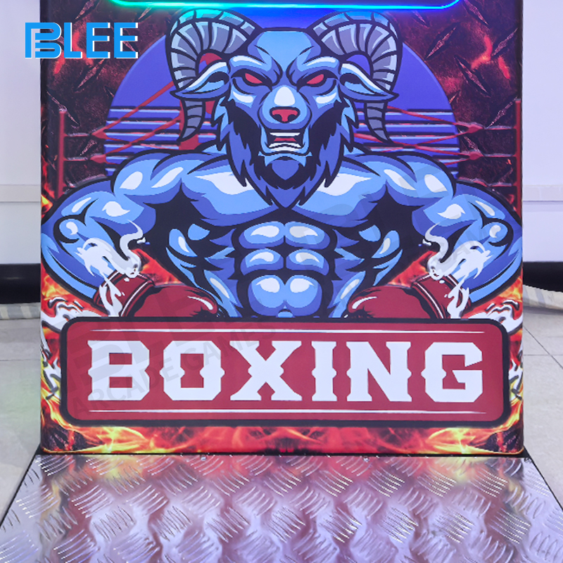 Control panel with coin mechanism, player selection buttons, and difficulty level settings