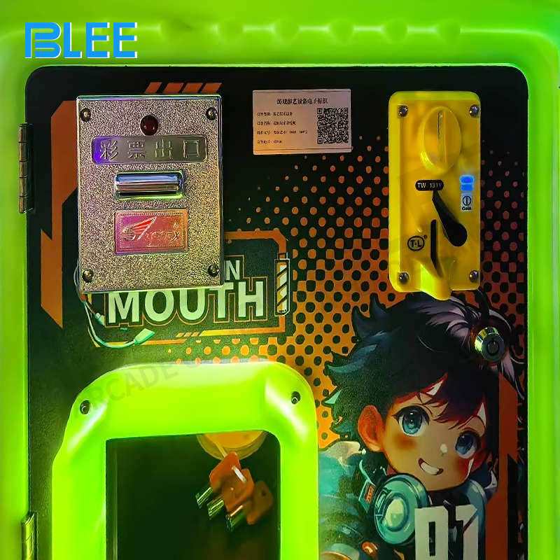 Alternative ticket dispensing configuration showing conversion capability for different venue needs