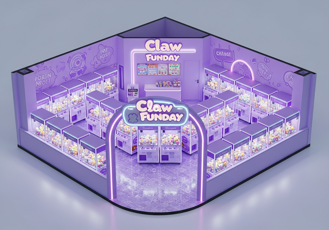 Claw Machine Game Center Solution by BLEE
