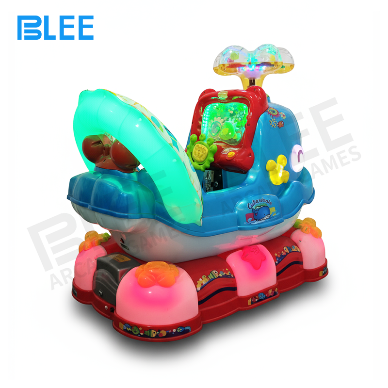 coin operated kiddie ride Detailed craftsmanship showing durable materials and child-safe painted finishes