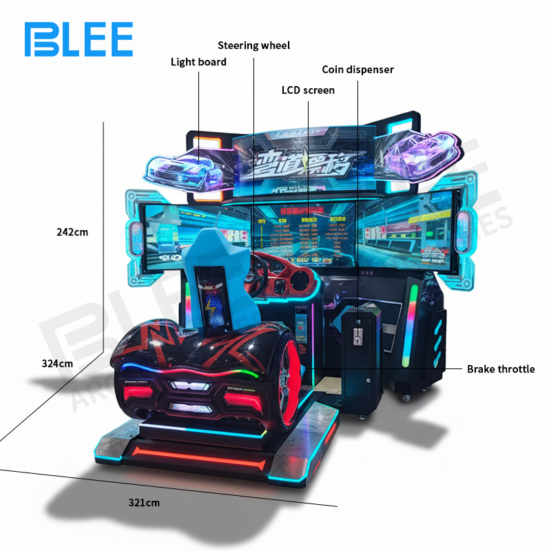 Three players engaged in competitive drift racing simultaneously