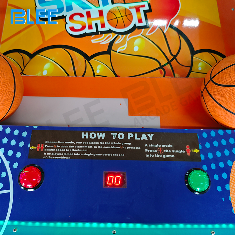 Player engaging in basketball shooting with multi-coin extended gameplay system