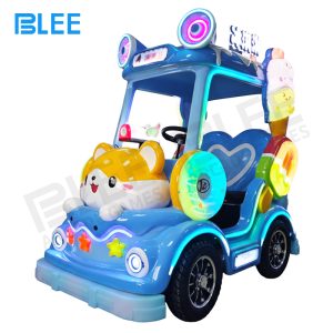 Complete presentation of BLEE Ice Cream Square Ride showcasing delightful dessert-themed design with vibrant colors