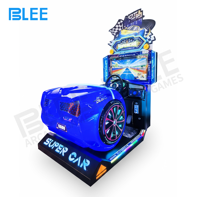 drift racing simulator Internal 135W power system with blue component accents