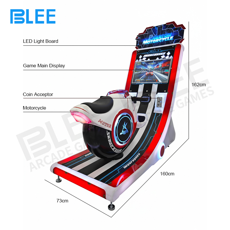Complete BLEE Phantom Motorcycle in 700x1600x1600mm compact design