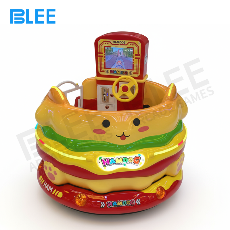 family entertainment center rides Nighttime operation with built-in LED lighting creating vibrant visual display