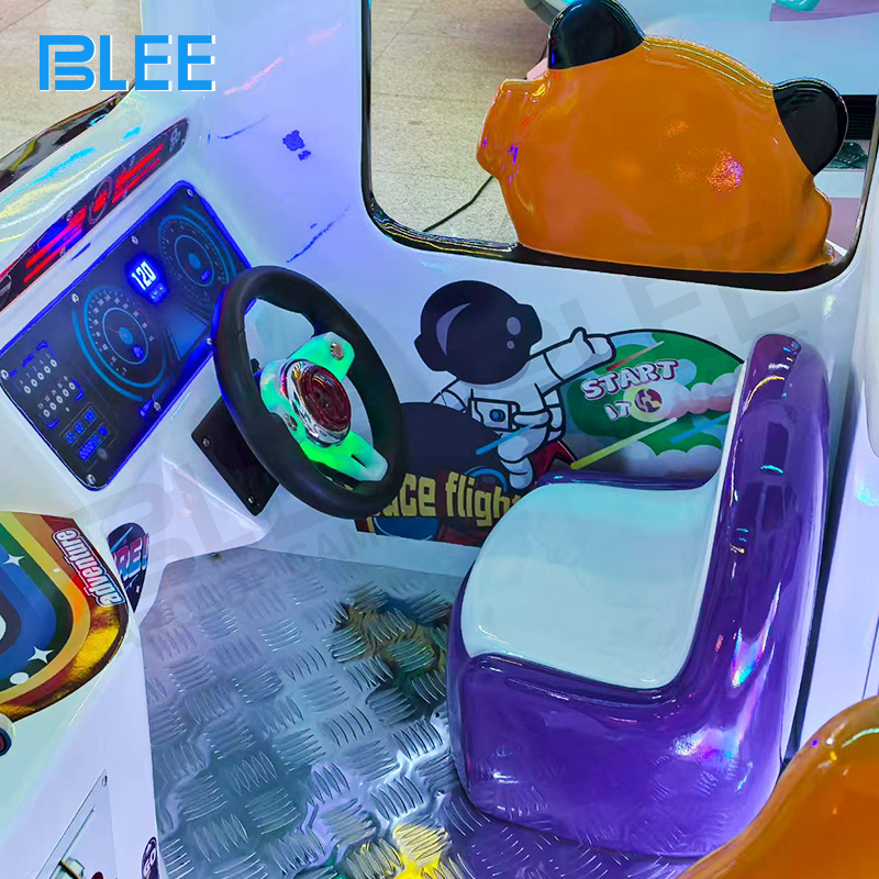 Control panel detail showing power switch, volume controls and maintenance access points