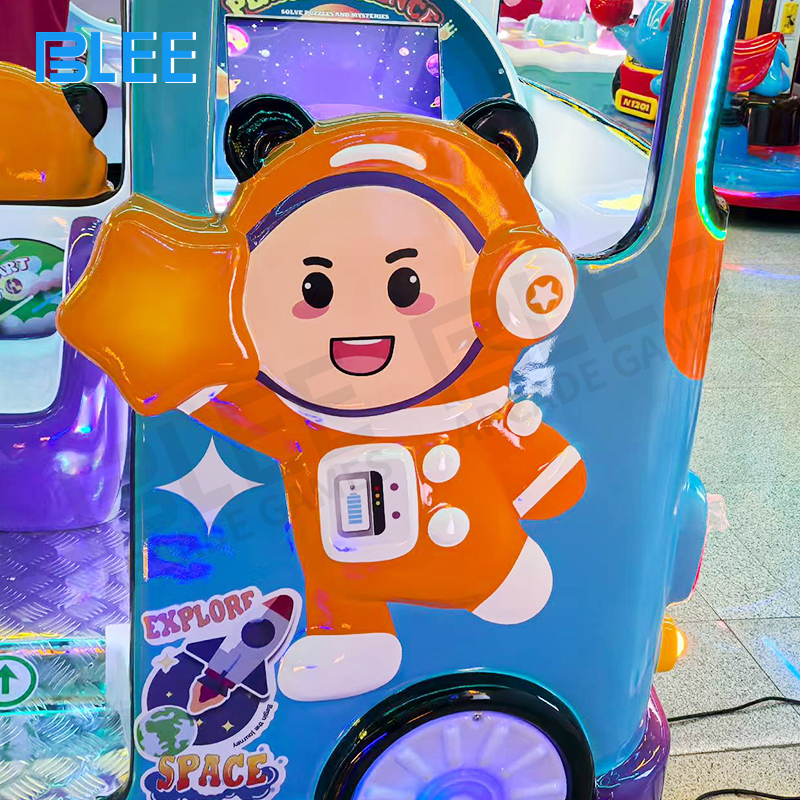 Night operation with built-in LED lighting enhancing the bus's visual appeal after dark