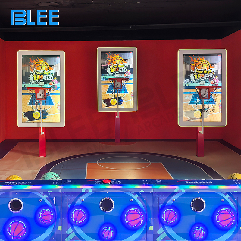 interactive basketball game Professional-grade basketball equipment meeting commercial sports facility standards
