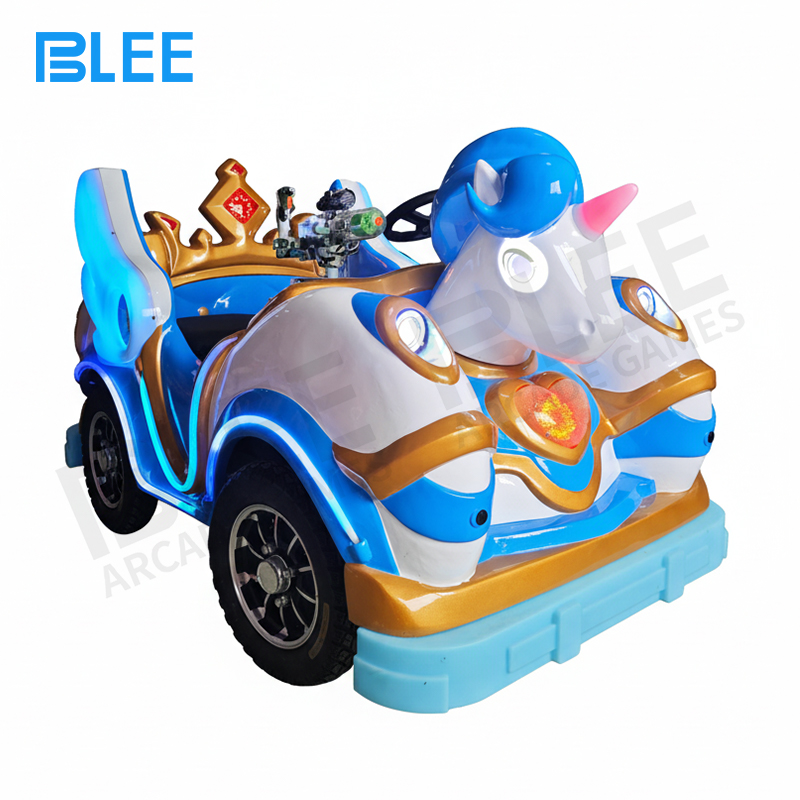 interactive children's vehicle Close-up of interactive tail-wagging mechanism demonstrating lifelike motion technology