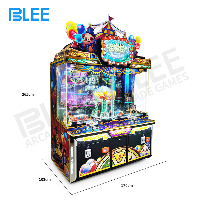 Spectacular six-barrel jackpot system with 3000-coin payout capacity