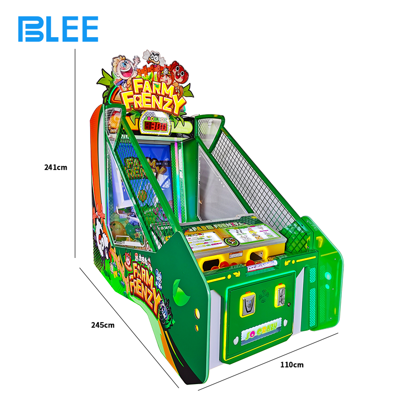 BLEE Family Farm arcade machine with agricultural theme design