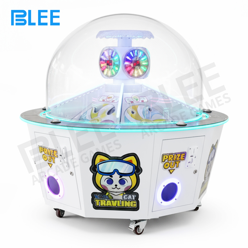 interactive gift machine A group of friends or family enjoying the game together around the island