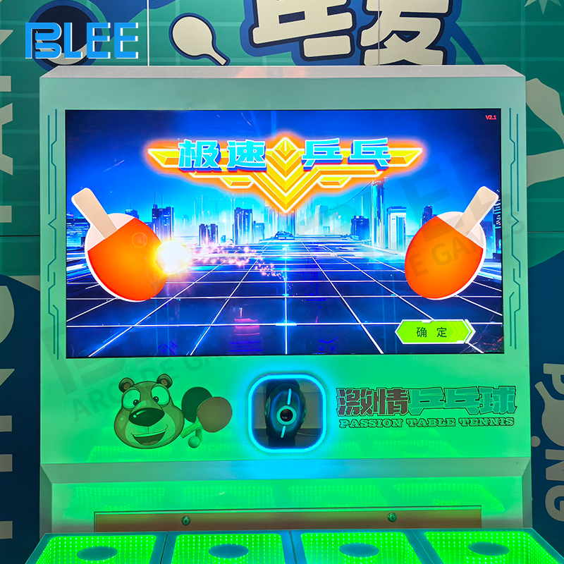 Professional ping pong training machine delivering consistent balls for gameplay