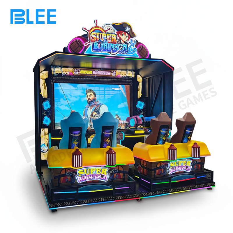 large-screen arcade Dynamic lighting effects enhancing the gaming atmosphere